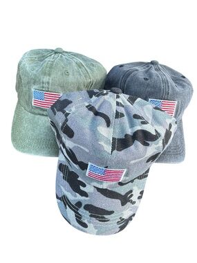 USA Flag Baseball Hats- Choose One ! - NEW